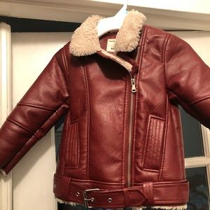 Zara Lined Leather Jacket